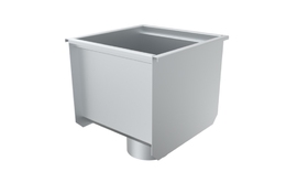 Прямоугольный трап 380Х380 с вертикальным выпуском 160 мм