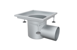 Круглый трап 250Х250 с горизонтальным выпуском 110мм