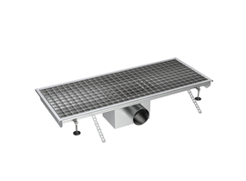 Трап для кухни (европоддон) с горизонтальным выходом EP.H110.BDT