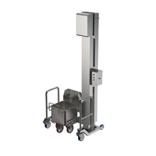 Мачтовый подъемник-опрокидыватель МПО-230С для чан-тележек 100 литров